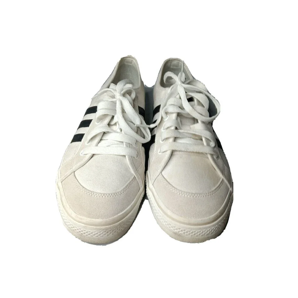 Adidas Originals Nizza Lo Classic Sneakers Mens Size 13 Shoes White & Black